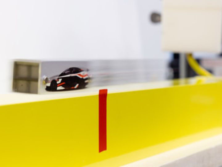Levitated Model Car