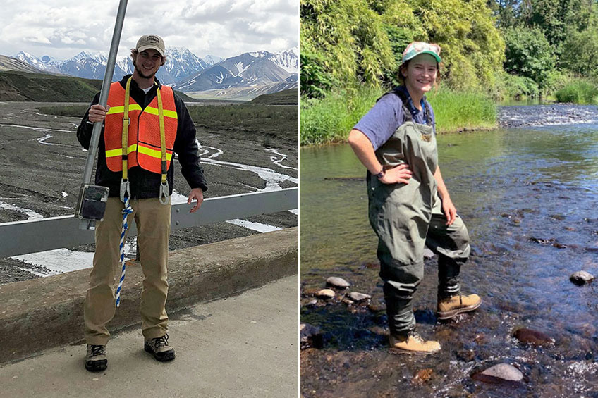 Fish and Rivers: Two NSM Students Intern at NOAA